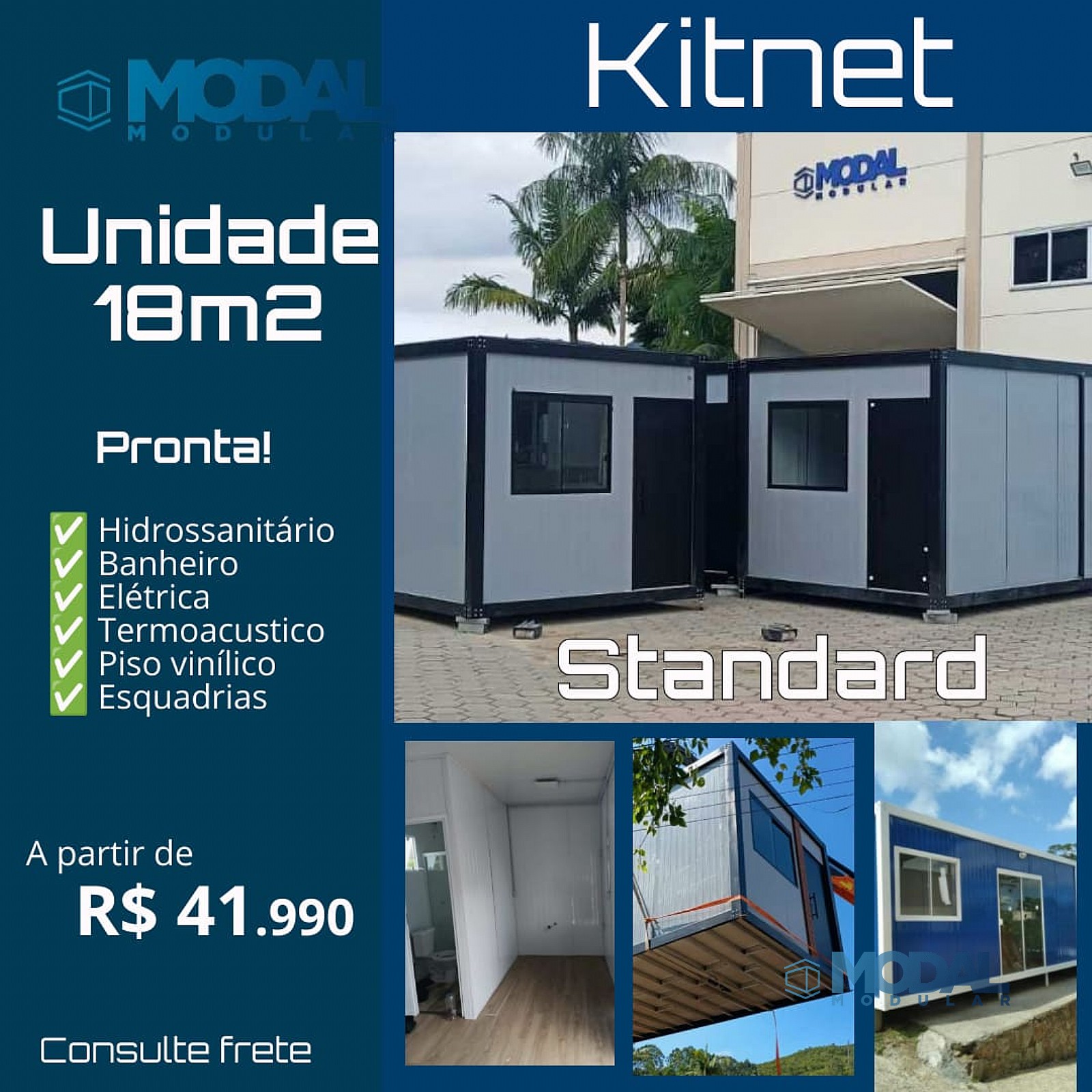 Kitnet/Studio 18m² STANDARD 